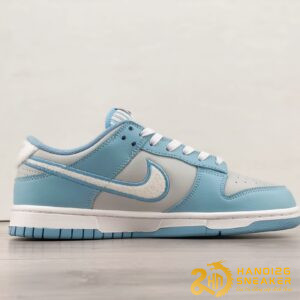 Giày Nike SB Dunk Low Retro Fleece Swoosh Worn Blue (5)