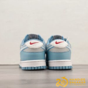 Giày Nike SB Dunk Low Retro Fleece Swoosh Worn Blue (6)