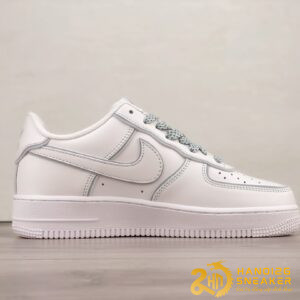 Giày Stussy X Nike Air Force 1 Low Ice Blue White (3)