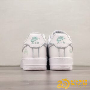 Giày Stussy X Nike Air Force 1 Low Ice Blue White (4)
