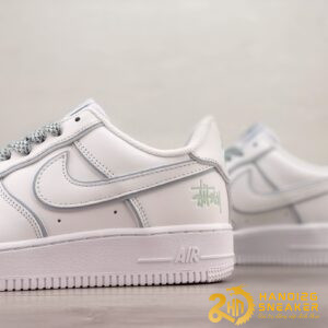 Giày Stussy X Nike Air Force 1 Low Ice Blue White (6)