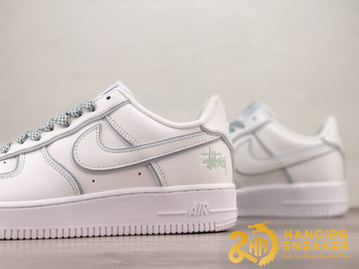 Giày Stussy X Nike Air Force 1 Low Ice Blue White (6)