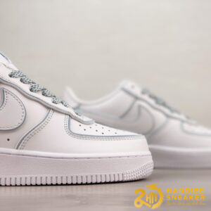 Giày Stussy X Nike Air Force 1 Low Ice Blue White (8)