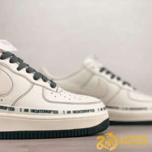 Giày Uninterrupted X Nike Air Force 1 Low More Than White Dark Green (4)
