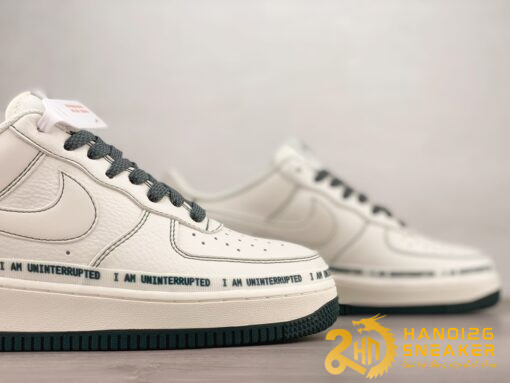 Giày Uninterrupted X Nike Air Force 1 Low More Than White Dark Green (4)