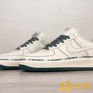 Giày Uninterrupted X Nike Air Force 1 Low More Than White Dark Green (5)
