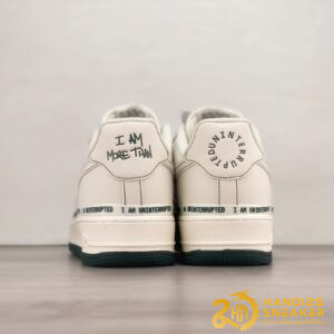 Giày Uninterrupted X Nike Air Force 1 Low More Than White Dark Green (7)