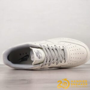 Giày Uninterrupted X Nike Air Forece 1 MORE THAN Rice White Grey (4)