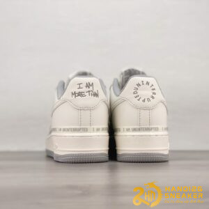 Giày Uninterrupted X Nike Air Forece 1 MORE THAN Rice White Grey (6)