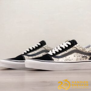 Giày Vans X Baker Skate Old Skool Black White (5)