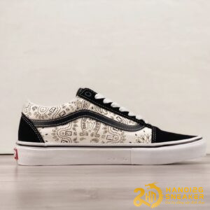 Giày Vans X Baker Skate Old Skool Black White (6)
