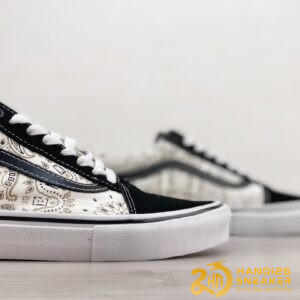 Giày Vans X Baker Skate Old Skool Black White (8)