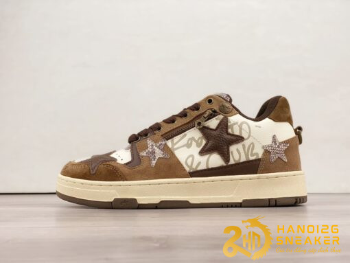 Giày Kaalixto Classic STAR Low Brown KSH221011