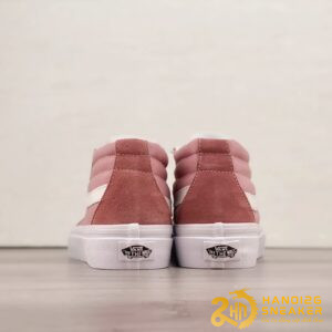 Giày Vans Sk8 Mid Pink Unisex Rose Red VN0A3WM360D (3)