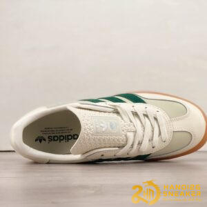 Giày Adidas Gazelle Indoor Off White Dark Green (8)