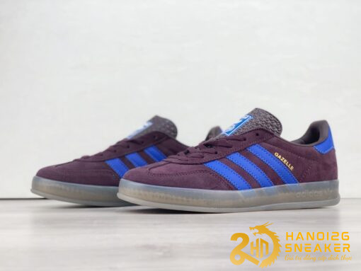 Giày Adidas Gazelle Indoor Shadow Maroon (5)