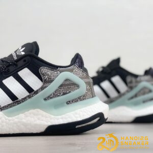 Giày Adidas Nite Jogger Boost Black Grey Blue (5)