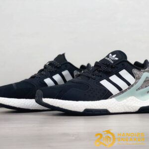 Giày Adidas Nite Jogger Boost Black Grey Blue (7)