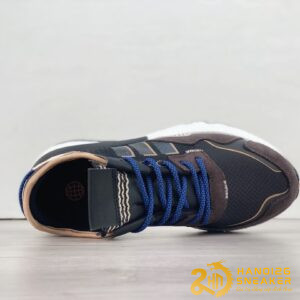 Giày Adidas Nite Jogger Boost Brown Dark Blue (4)