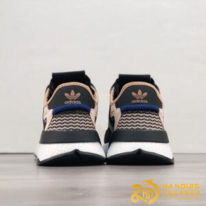 Giày Adidas Nite Jogger Boost Brown Dark Blue (5)
