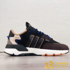 Giày Adidas Nite Jogger Boost Brown Dark Blue (6)
