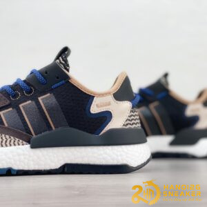 Giày Adidas Nite Jogger Boost Brown Dark Blue (7)