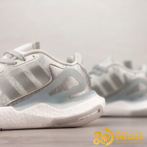 Giày Adidas Nite Jogger Cloud White Metallic Sliver (8)