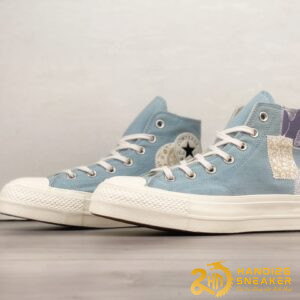 Giày Converse All Star Lift Platform Denim Patchwork (3)