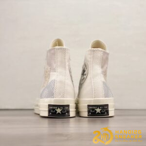 Giày Converse Chuck 70 Denim Patchwork Cream (6)