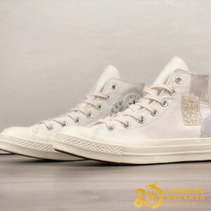Giày Converse Chuck 70 Denim Patchwork Cream (7)