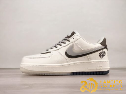 Giày Nike AF1 07 Dice God Cream Brown Grey