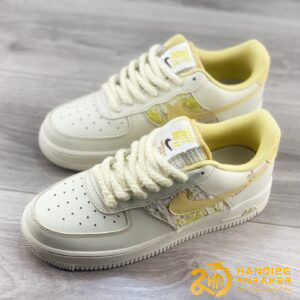 Giày Nike AF1 07 JUST DO IT Yellow (1)