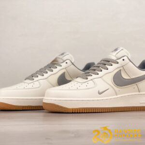 Giày Nike AF1 07 LX Low Grey Browm White (3)