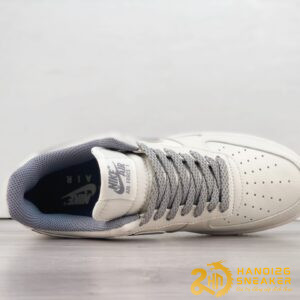 Giày Nike AF1 07 LX Low Grey Browm White (4)