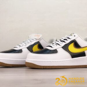 Giày Nike AF1 07 Panda Black University Gold (4)