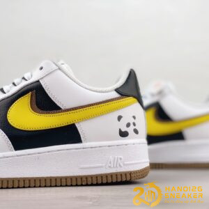 Giày Nike AF1 07 Panda Black University Gold (6)