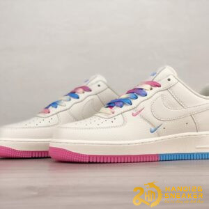 Giày Nike AF1 07 Sail Pink Blue Miami (5)