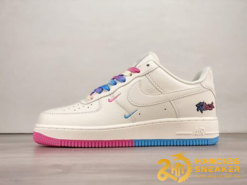 Giày Nike AF1 07 Sail Pink Blue Miami