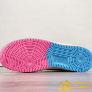 Giày Nike AF1 07 Sail Pink Blue Miami (8)