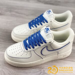 Giày Nike AF1 Low White Blue 315122 404 (3)