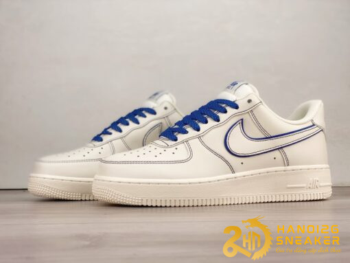 Giày Nike AF1 Low White Blue 315122 404 (5)
