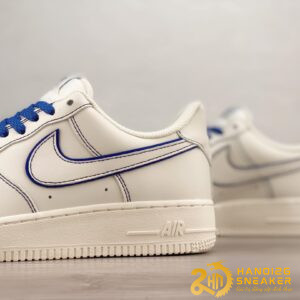 Giày Nike AF1 Low White Blue 315122 404 (6)