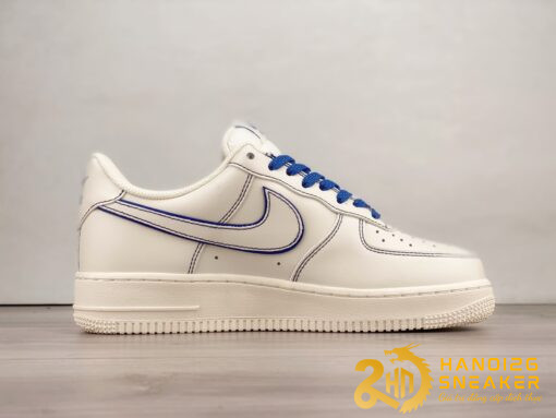 Giày Nike AF1 Low White Blue 315122 404 (7)