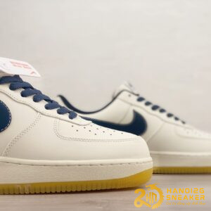 Giày Nike AF1 Milky White Navy Yellow (3)