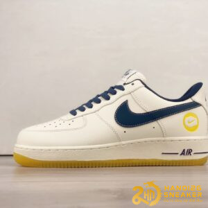 Giày Nike AF1 Milky White Navy Yellow