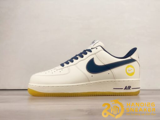 Giày Nike AF1 Milky White Navy Yellow
