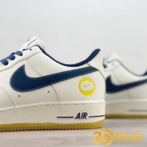 Giày Nike AF1 Milky White Navy Yellow (6)