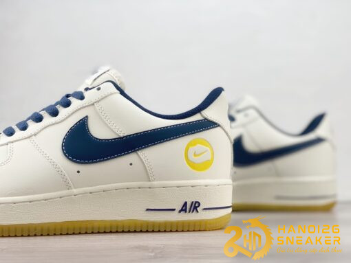 Giày Nike AF1 Milky White Navy Yellow (6)