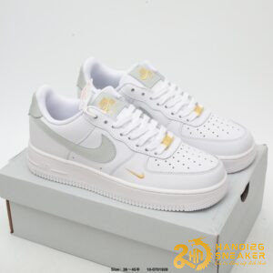 Giày Nike Air Force 1 Low White Grey Gold (1)