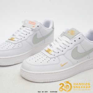 Giày Nike Air Force 1 Low White Grey Gold (4)